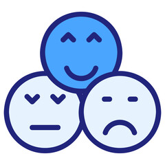Feedback blue icon