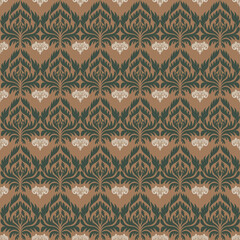 Luxury Damask Pattern – Elegant Ornate Design for High-End Interiors and Fashion Indulge in timeless sophistication with this exquisite damask pattern, meticulously crafted