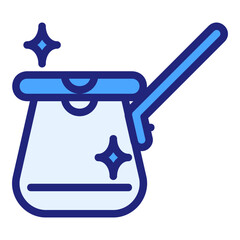 Cezve blue icon