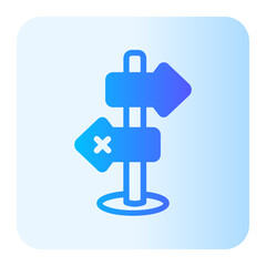 direction gradient icon