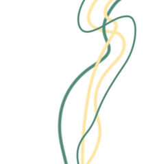 abstract colorful wave green and creme