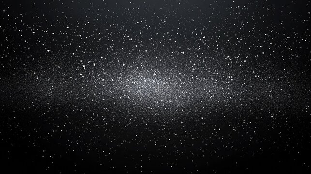 Dark grainy banner background white black gradient abstract poster header cover backdrop design, glowing noise texture effect illustration