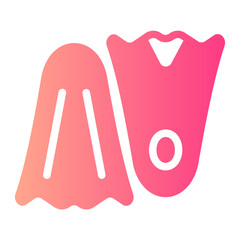 flippers gradient icon