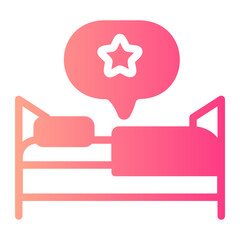 Hotel gradient icon
