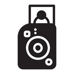 Camera  glyph icon