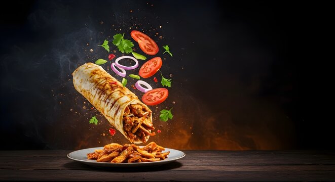 chicken shawarma, beef shawarma, chicken shawarma ai generated, chicken wrap, kebeb roll, kebeb wrap, chicken pita wrap, ai generated chicken wrap, best selling, food stock photos