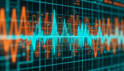 Digital Waveform Visualization of Advanced Earthquake Data Analysis with Graphical Interface