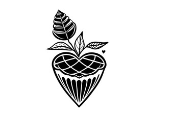 vector heart icon valentines day