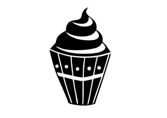 vector ice cream with hearts icon valentines day 