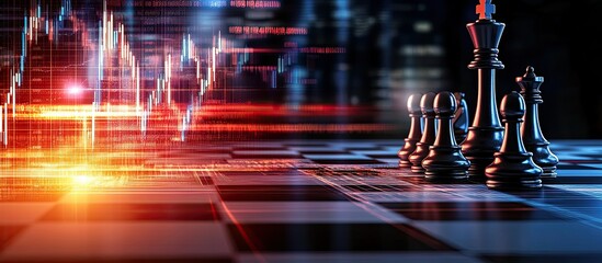 Strategic Market Chess Game: Financial Investment Strategy Visualized
