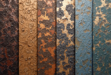 Modern artwork with emphasis on rectangular vertical shape