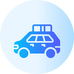Car gradient icon
