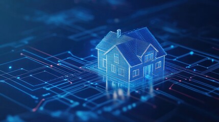 Smart Home: Digital House Model on Circuit Board