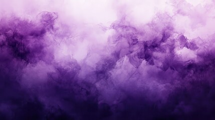 Fototapeta premium dark purple watercolor background, purple old texture paint parchment with vintage grunge , Black and Purple Smoke fog clouds abstract background texture