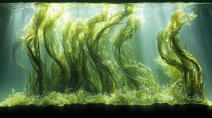 Subaquatic Serene: An Underwater Kingdom of Algae