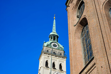 Pfarrkirche Sankt Peter, München, Bayern, Deutschland