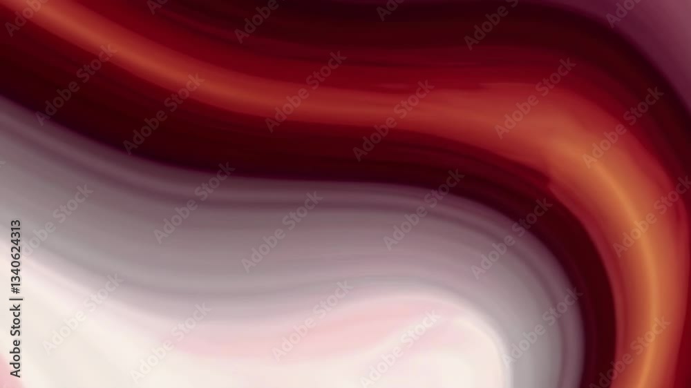 Leinwandbilder abstract red and white wavy gradient with soft flowing texture, modern art style