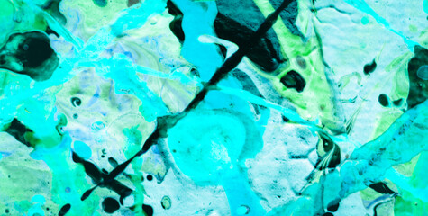 Colorful Artistic Pattern with Gold and Textured Design