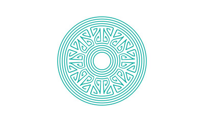 Decor original logo design element for company vector image	
