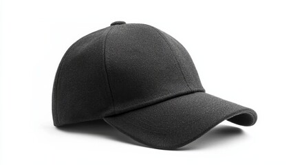 Fototapeta premium Stylish Black Baseball Cap
