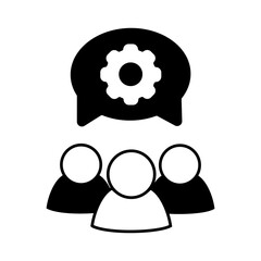 Team vector icon set. Teamwork illustration sign collection. Development symbol. Progress  logo. 