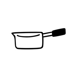 シンプルな鍋のイラスト素材
