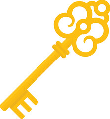 황금열쇠의 일러스트