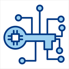 Key Icon Single Vector Collection 