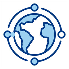 World Icon Single Vector Collection 