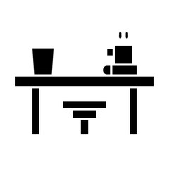 Fototapeta premium Study Table Icon