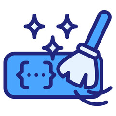 Clean code blue icon