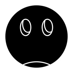 Face Without Mouth Icon