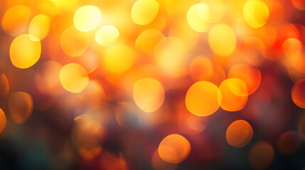 Fototapeta premium Abstract background with warm yellow and orange colors. Abstract bokeh light background for presentation background.
