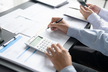 Business People Meeting Design Ideas professional investor working new start up project. Concept. business planning in office.