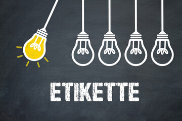 Etikette	
