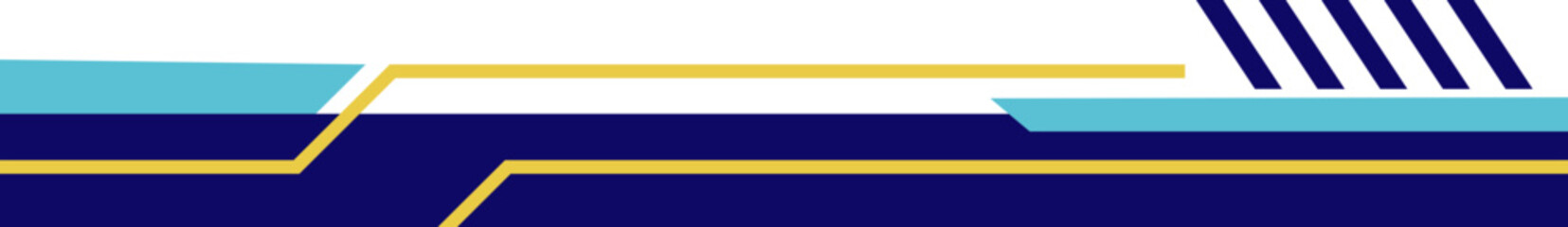 Obraz premium Geometric Business Footer