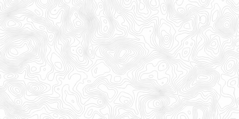 Abstract modern discovery stripe dynamic curve topo map design. White background with topographic world grid wave Topographic map geographic line texture.	