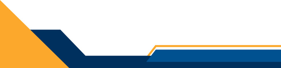 Obraz premium Geometric Business Footer