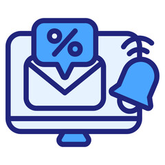 Obraz premium Payroll blue icon