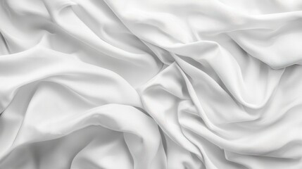 Obraz premium Soft and Smooth White Fabric Texture Perfect for Backgrounds, Upholstery, and Fashion Design Projects