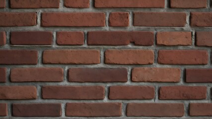Obraz premium Rustic Red Brick Wall Surface for Backgrounds 