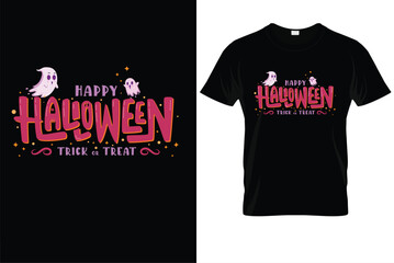 Happy Halloween Trick or Treat T-Shirt – Spooky Fun Holiday Tee