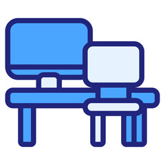 Workspace blue icon