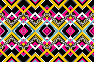 Geometric ethnic pattern seamless design for background ,Tribal geometric seamless patterns, ethnic design, hipster backdrop, wallpaper Background, Design curtain, carpet ,fabric ,textile	