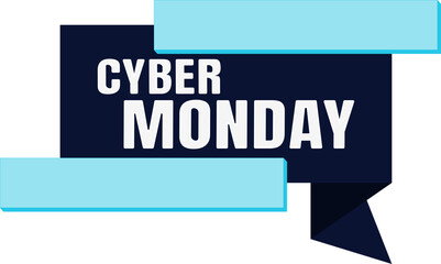 Cyber Monday Label Banner
