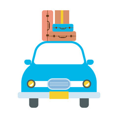 Car Trip Illustration