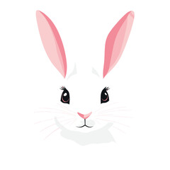 Fototapeta premium Rabbit illustration background animal vector
