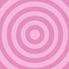 Pink Circle Radial Background Pop Art