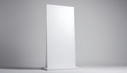 Standee Rollup Banner Mockup,Rollup and Standee Banner display mock up Template for your Design Presentation. 3d illustration.23