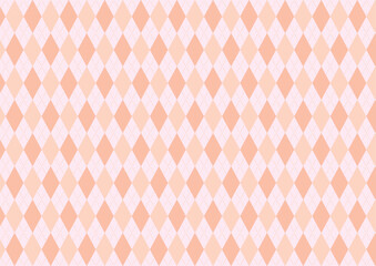 菱形の格子模様パターン　背景イラスト